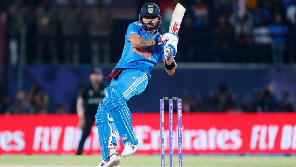 Jokingly talking about his cricketing prowess Virat Kohli (image:- TNT SPORT)