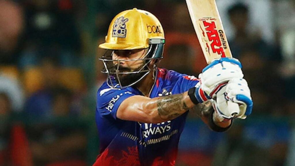 IPL 2024 Orange Cap leader Virat Kohli leads; Karthik and Salt join top scorers. (image:- Mykhel)